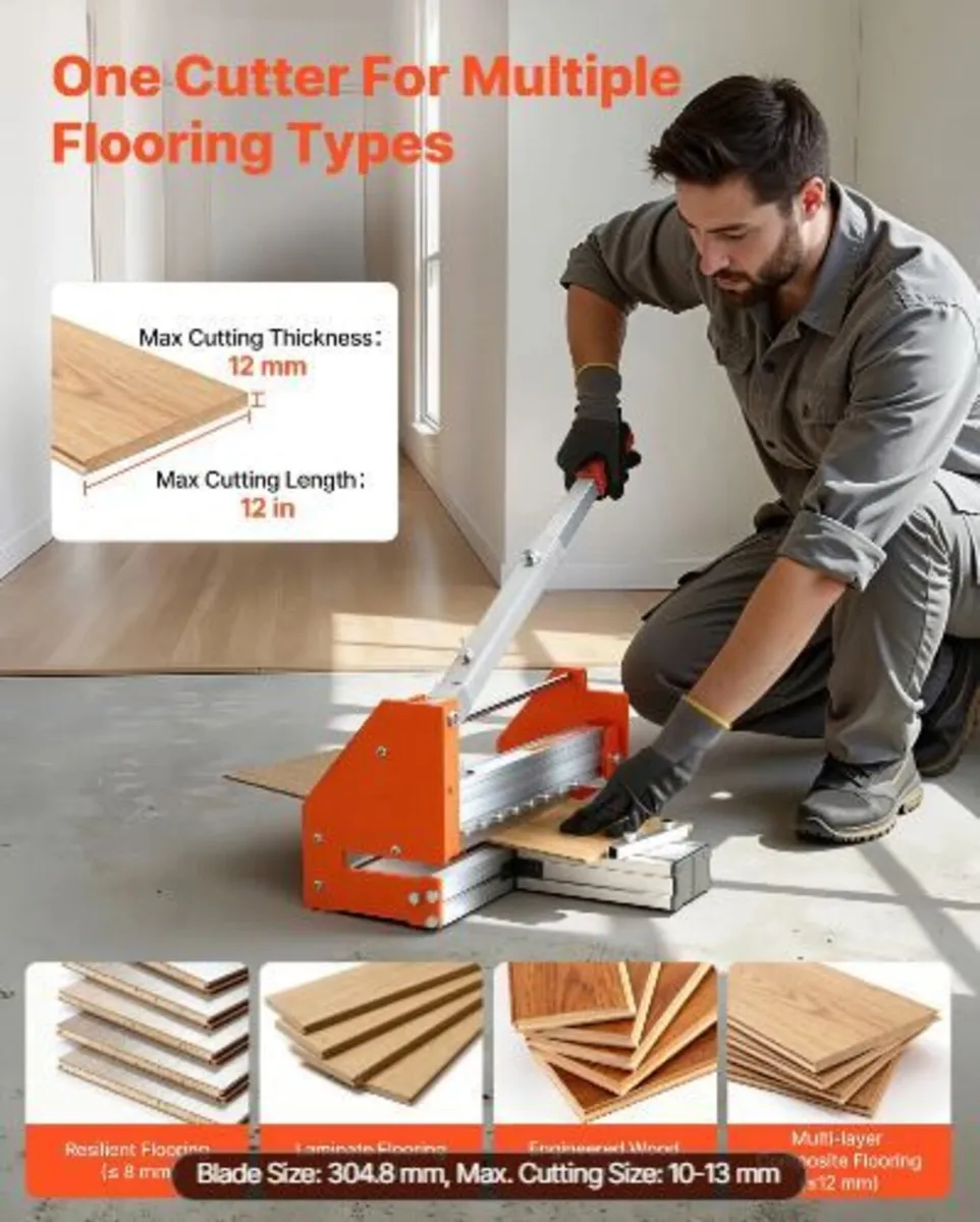 304.8mm Vinyl Floor Cutter, 12mm Thick Laminate - Image 2