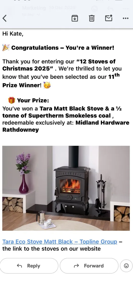 Tara Matt stove - Image 1