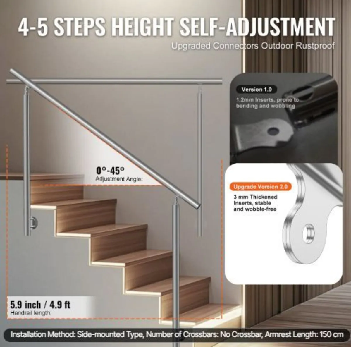 Handrails for Outdoor Steps - Image 2