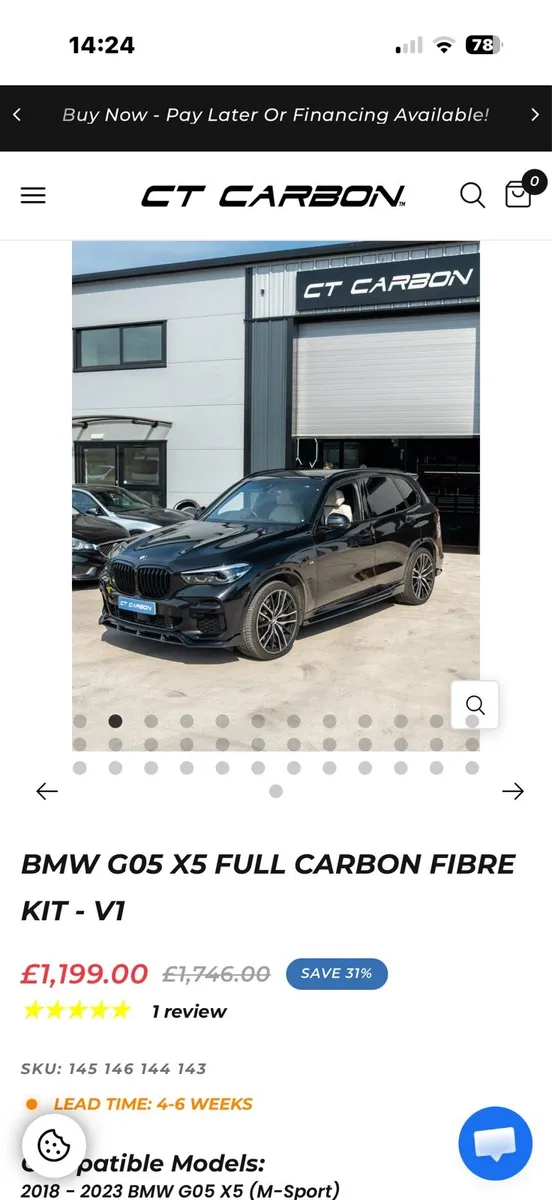 CT carbon X5 G05 full kit - Image 2