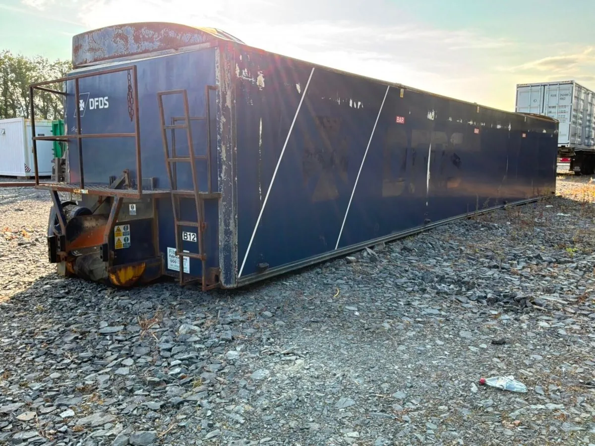 40ft Fibretek  potatoe bulker conveyor unloading b - Image 1
