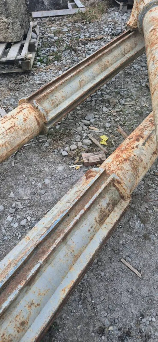 Steel columns  Old  1890 year - Image 2