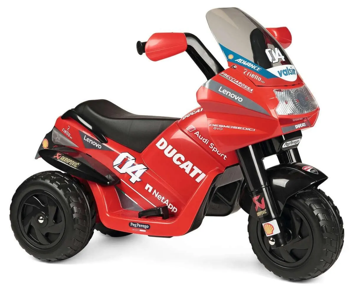 Peg Perego Ducati Desmosedici Evo 6V Ride On Bike - Image 1