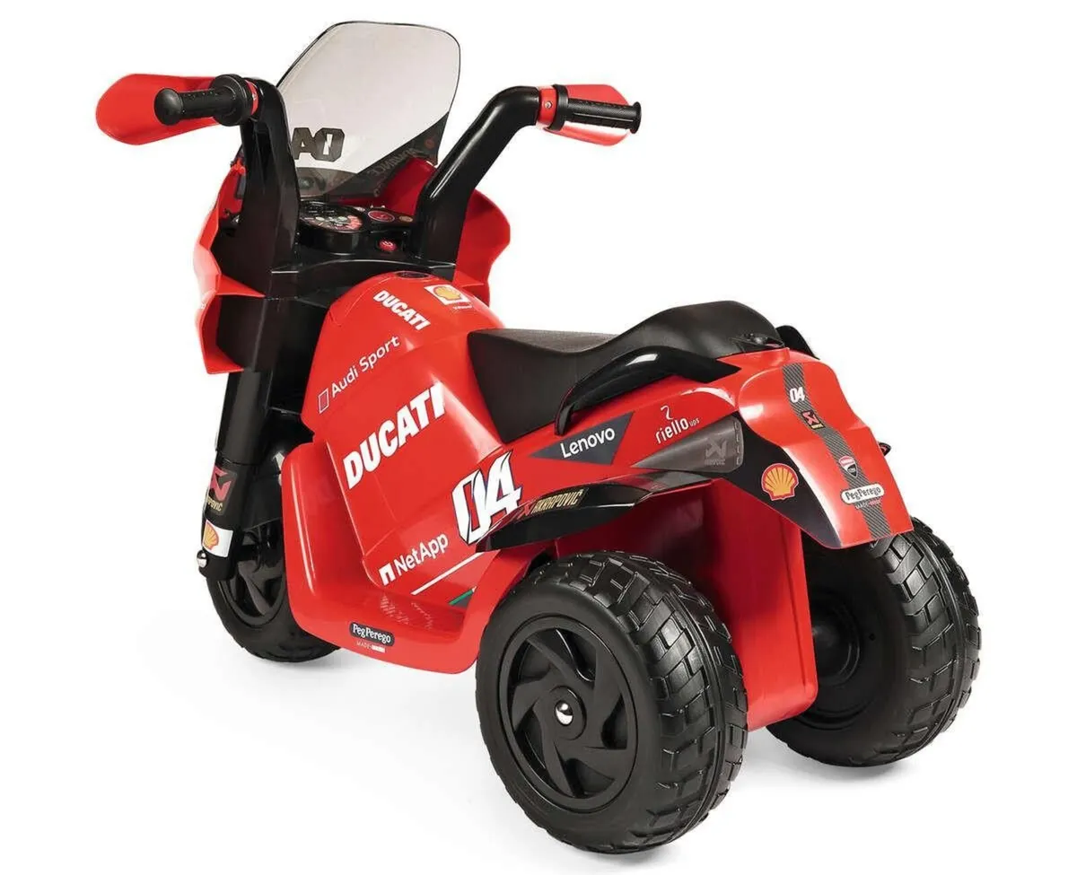 Peg Perego Ducati Desmosedici Evo 6V Ride On Bike - Image 3