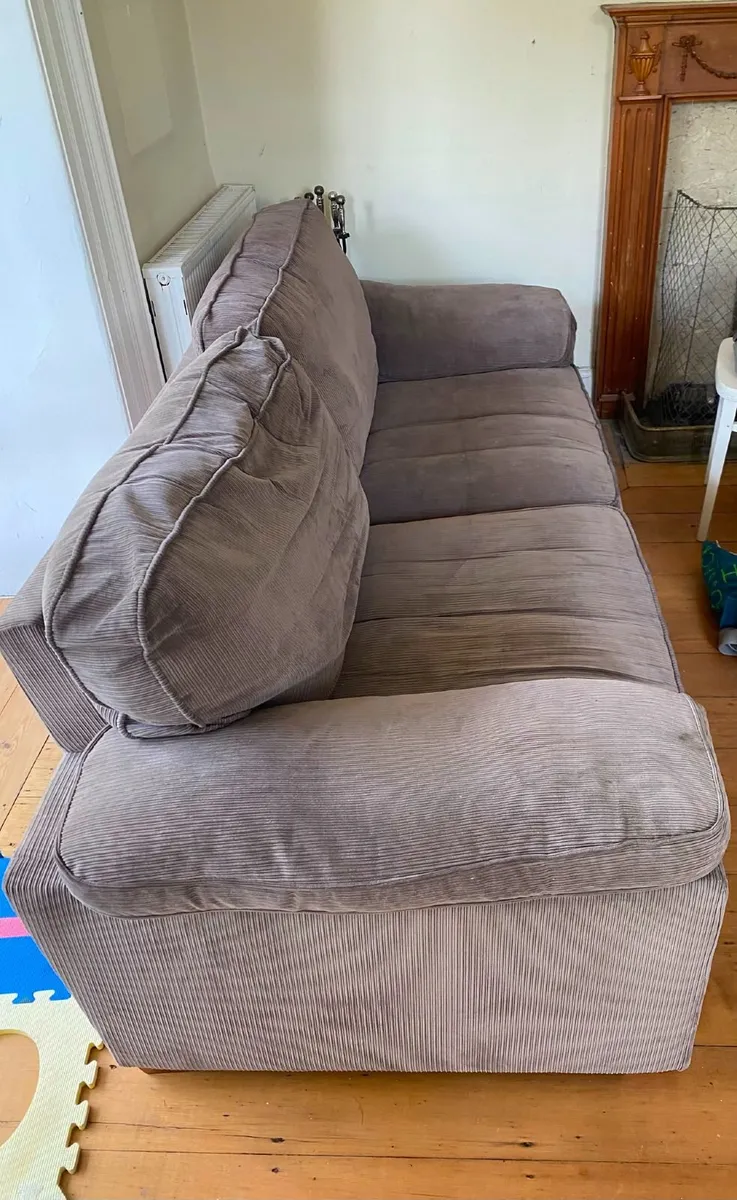 Cord sofa/ sofas - Image 1