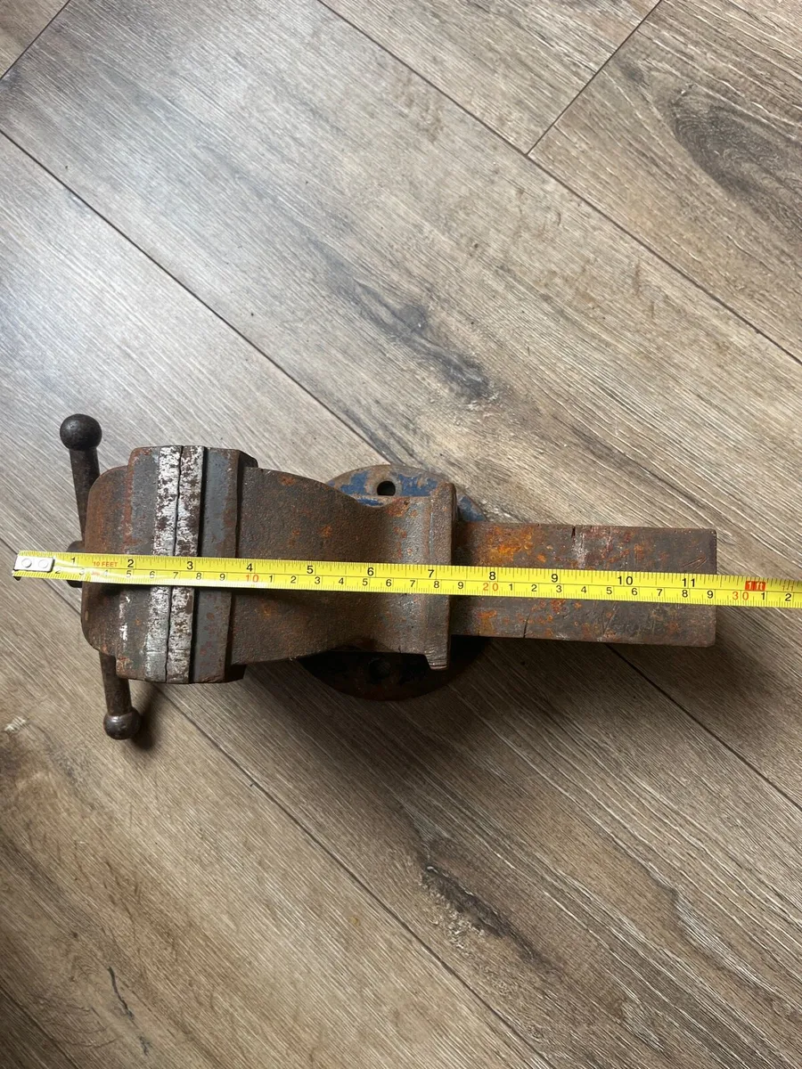 Heavy vintage Record bench vice - Image 3