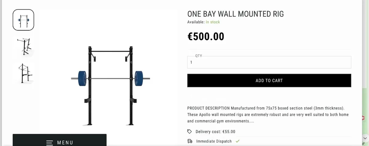 Apollo Wall Mounted Rig with Accessories - Image 2