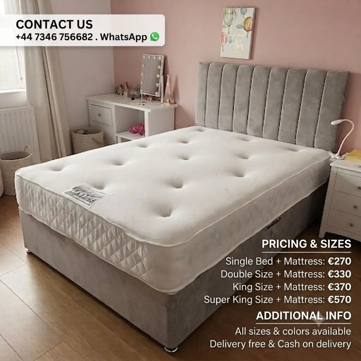 New Divan Beds & Mattresses – Single, Double, King - Image 1