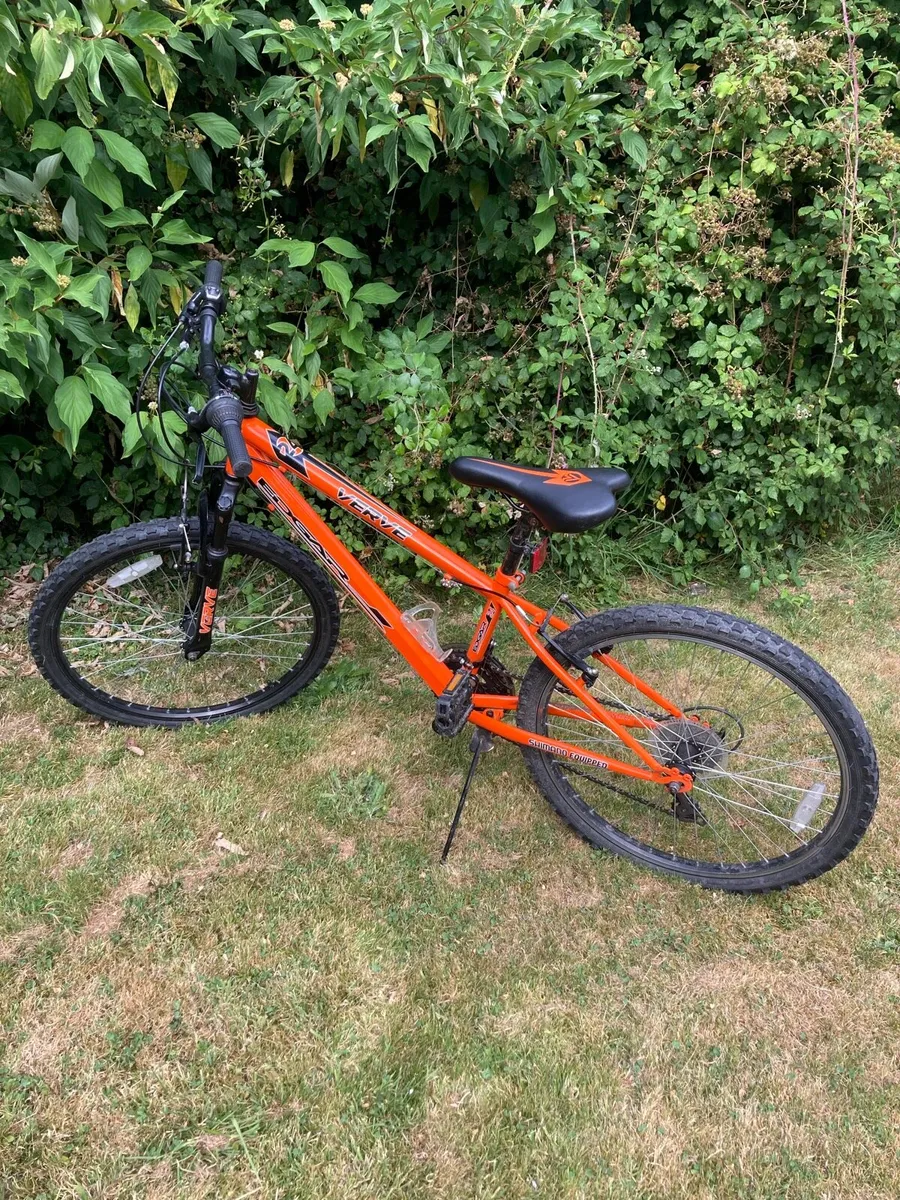 Verve Edgar 24inch kids bike, 18speed,orange - Image 1