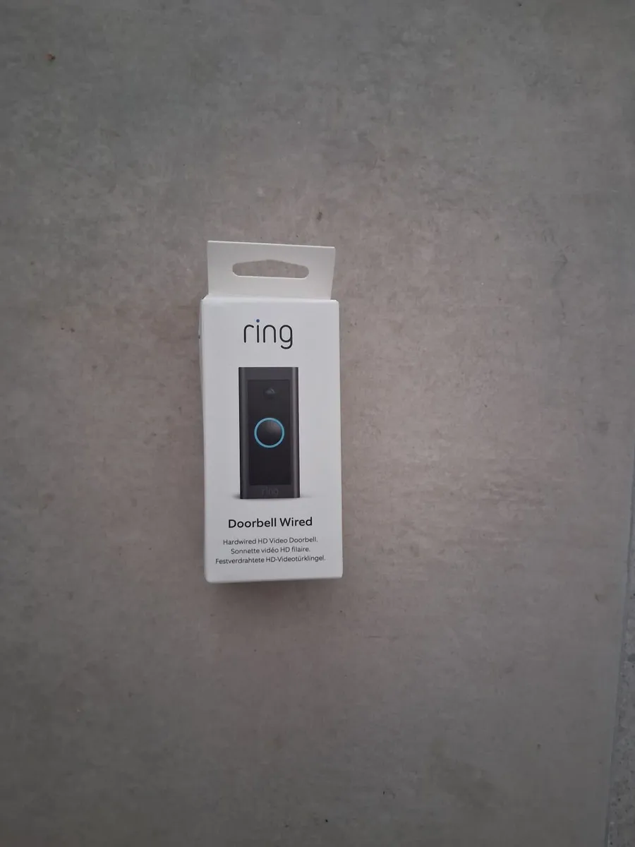 Ring Doorbell Wired, without chime.  As new.
