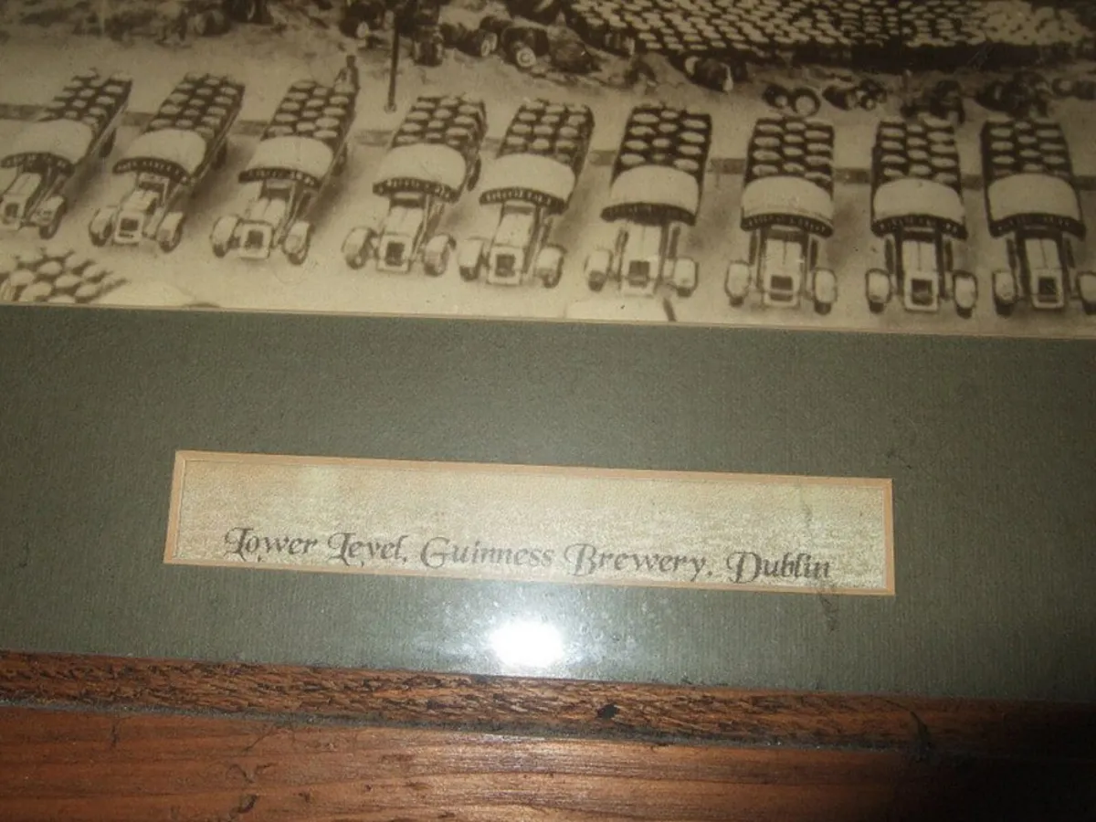 Vintage Framed Guinness Brewery Dublin Print - Image 2