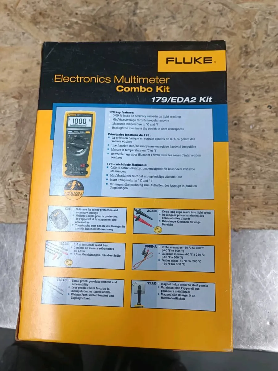 Fluke 179 combo kit. Brand new