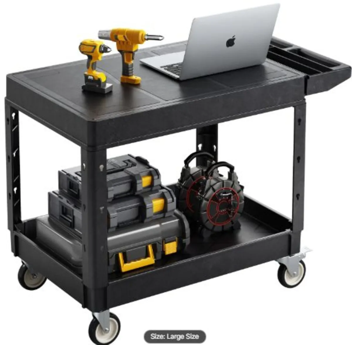 Utility Cart, 550 lbs Load Capacity,37 x 25.4-inch - Image 4