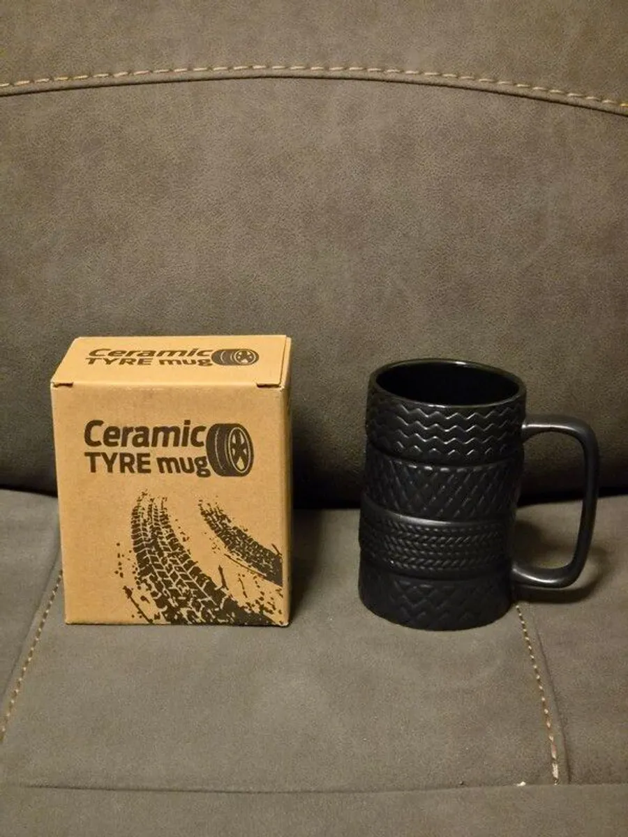 Ceramic Tyre Mug - Image 1