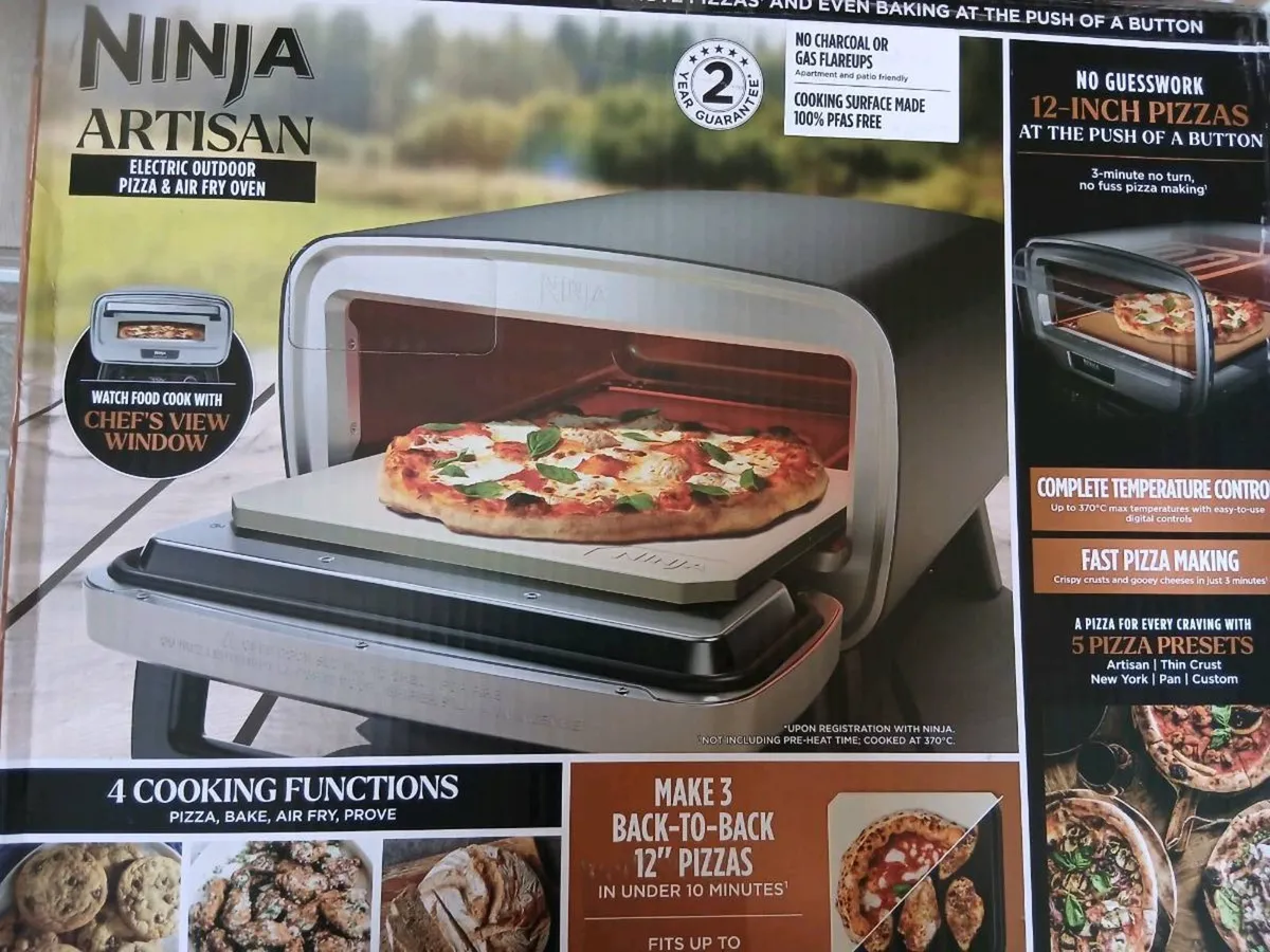 Ninja artisan electric outdoor pizza oven - Image 2
