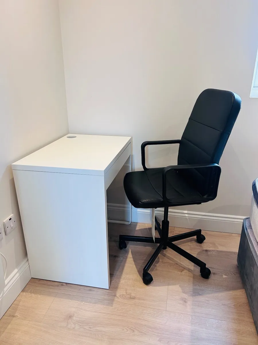 IKEA MICKE Desk & RENBERGET Office Chair - Image 1