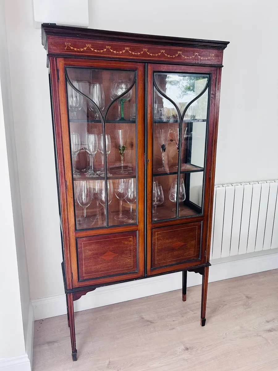 Antique Display Cabinet 1930s - Image 1