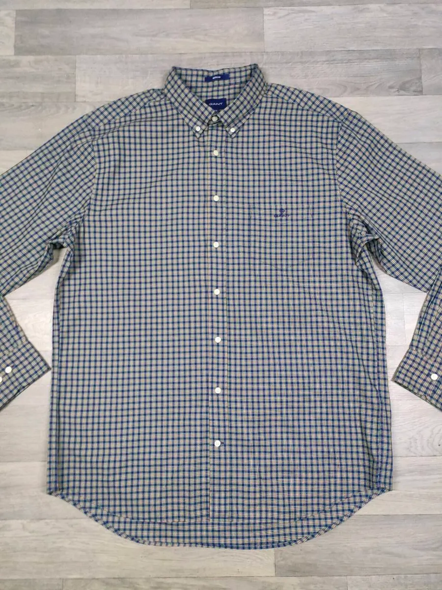 Gant Button Down Check Shirt Mens XXL - Image 2