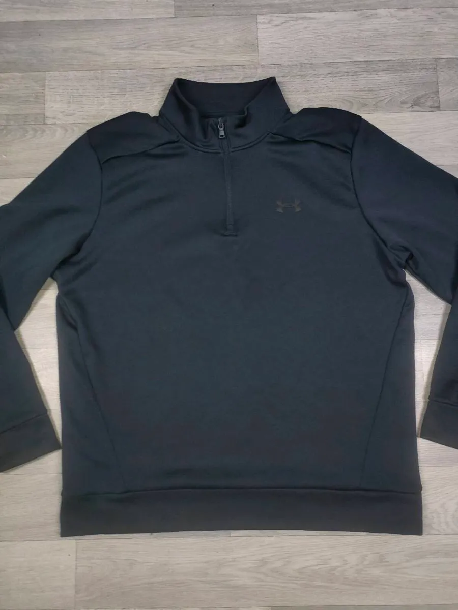 Under Armour Half Zip Golf Jumper Mens L/XL - Image 2