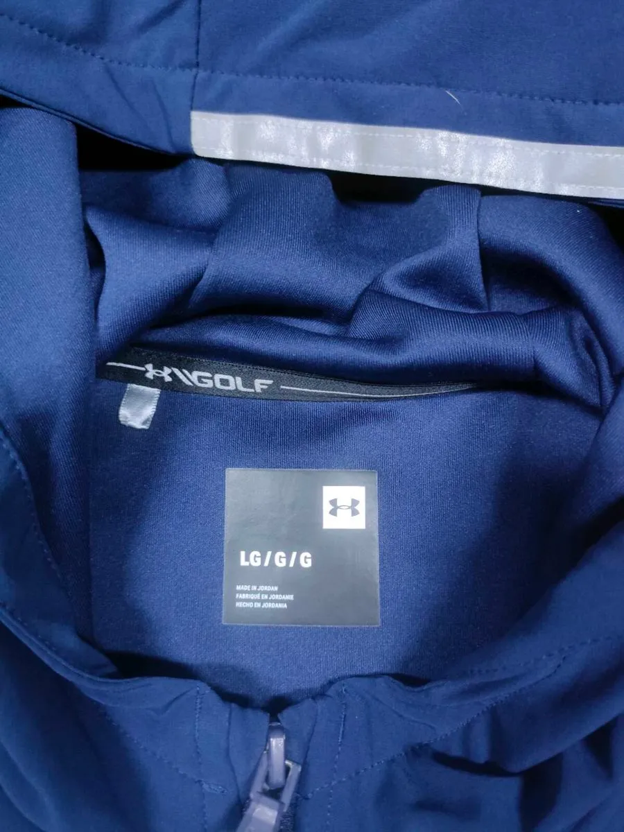 Under Armour Golf Full Zip Hoodie Jacket Mens L - Image 4