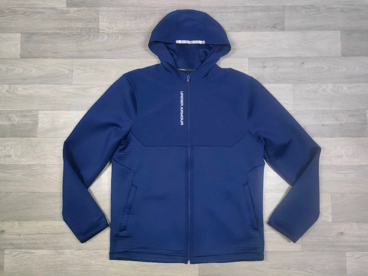 Under Armour Golf Full Zip Hoodie Jacket Mens L - Image 1