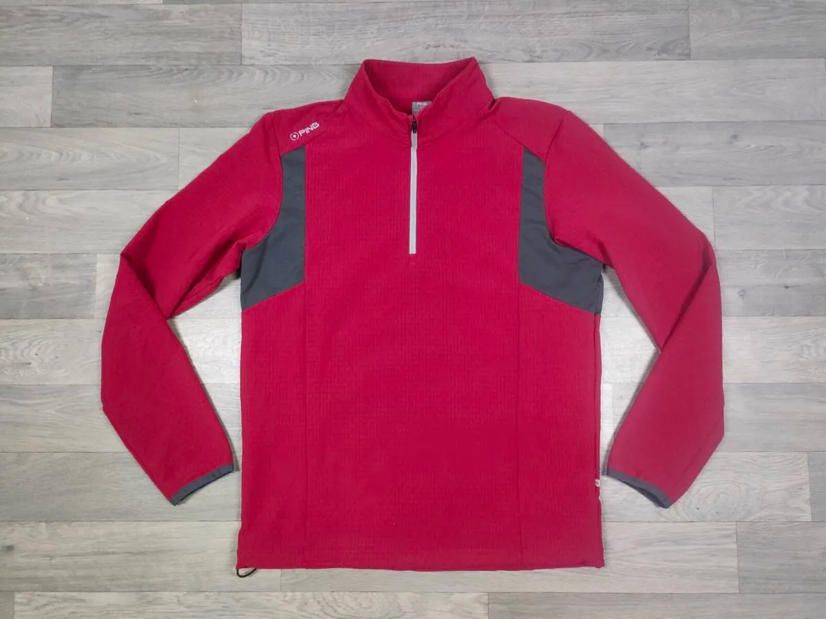 Ping Half Zip Golf Jumper Mens Medium - Image 1
