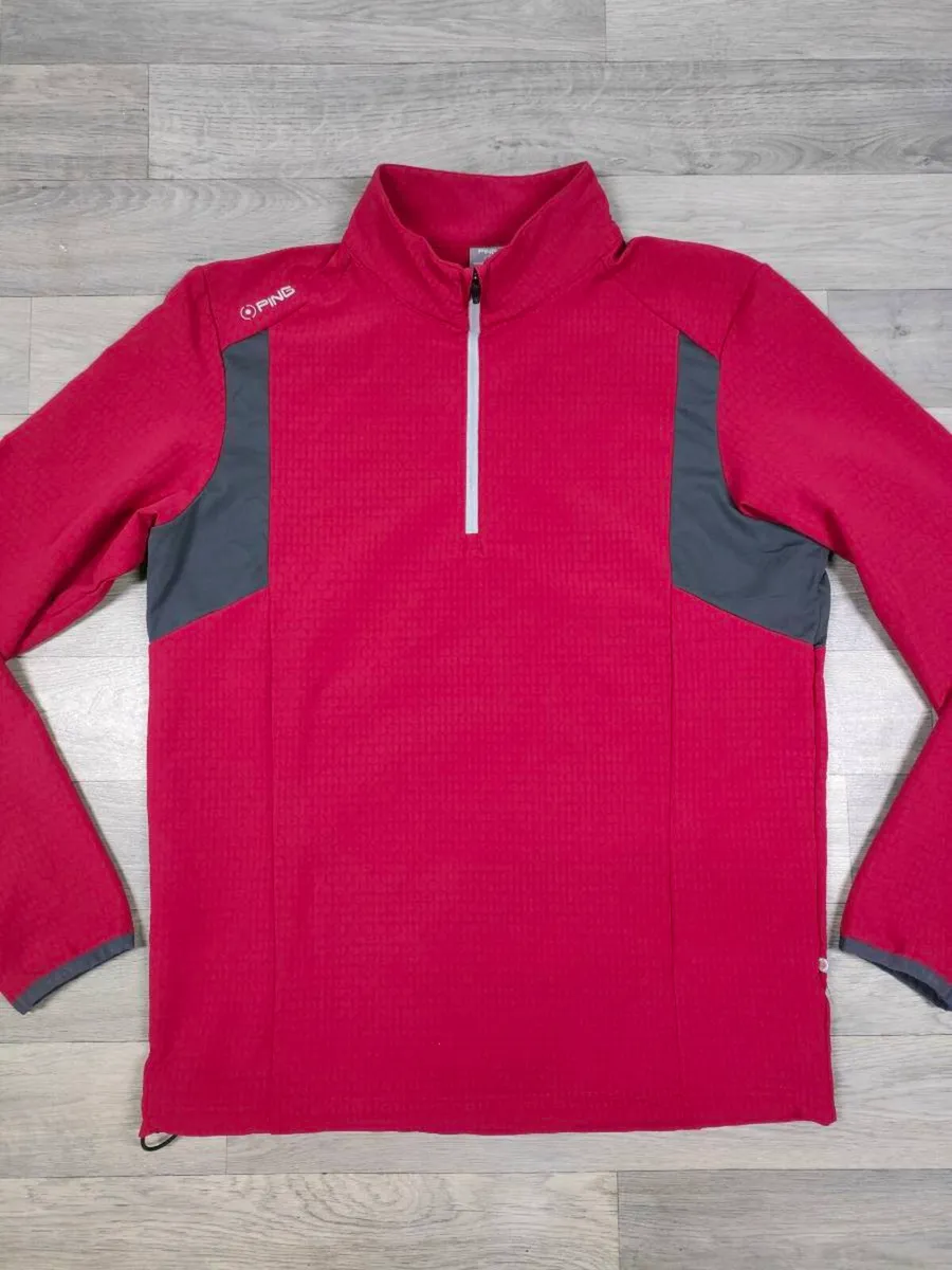 Ping Half Zip Golf Jumper Mens Medium - Image 2