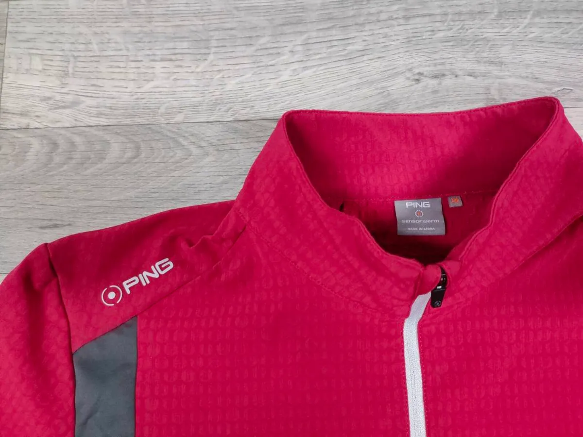 Ping Half Zip Golf Jumper Mens Medium - Image 3