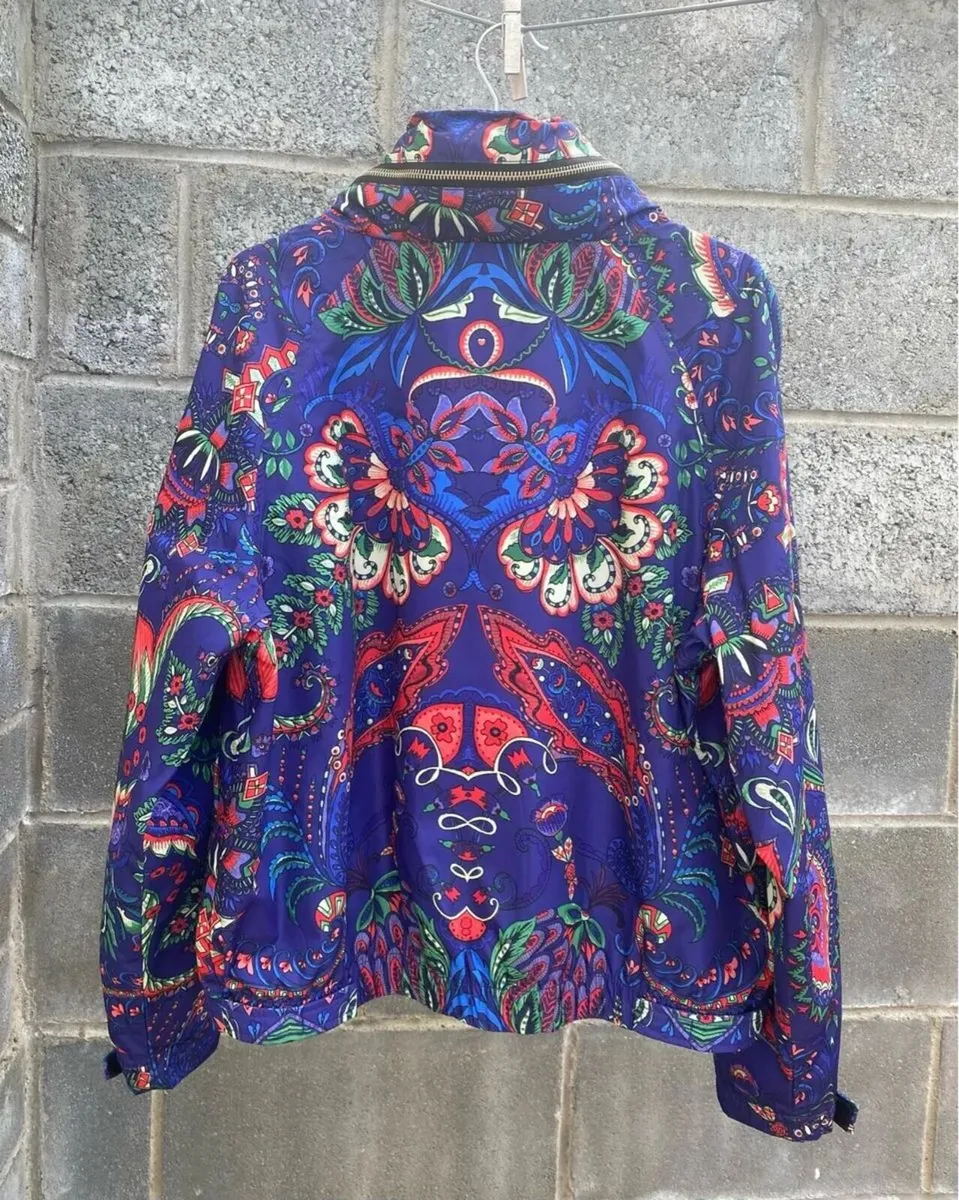 NEW Desigual Windbreaker Jacket, Size 44 - Image 3