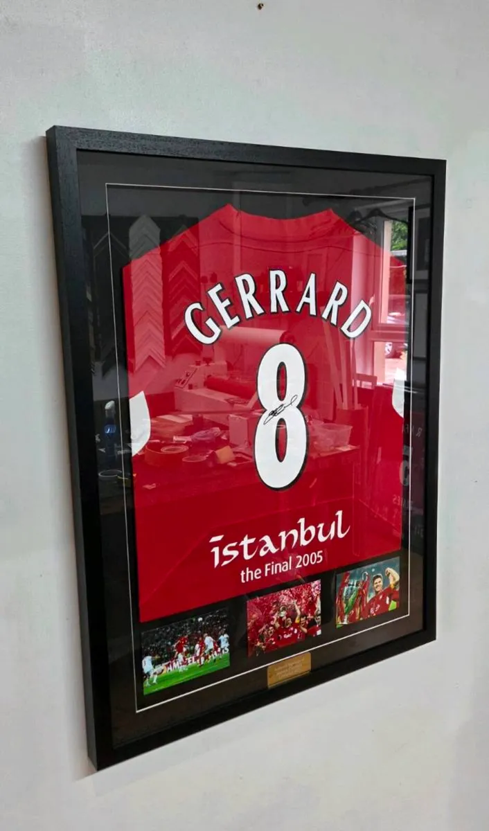 Steven Gerrard No.8 Istanbul 05 Final Themed Shirt - Image 2