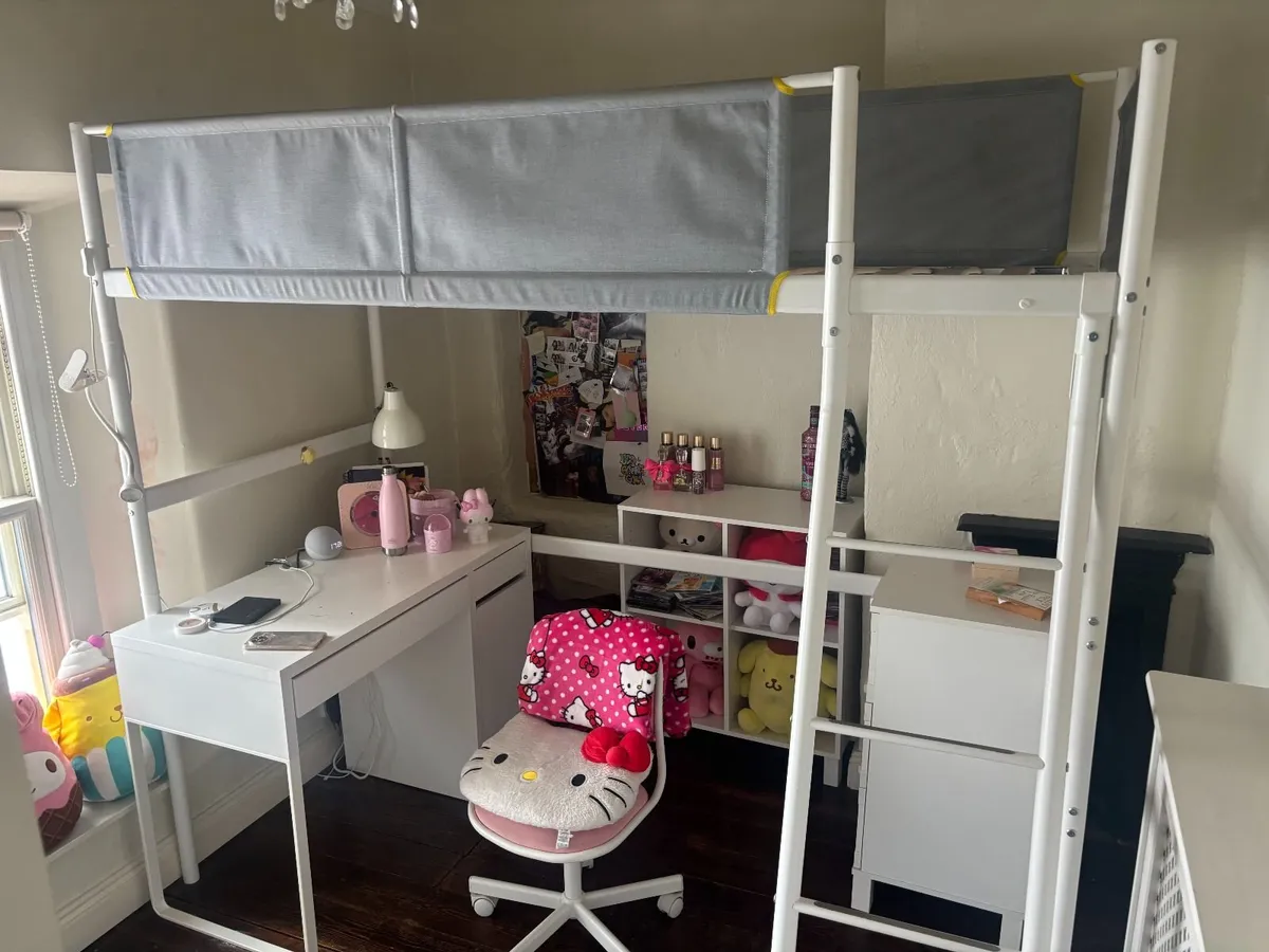Loft bed (Ikea Vitval) - Image 1