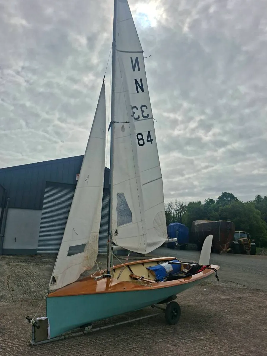 National 12 sailing dinghy - Image 1