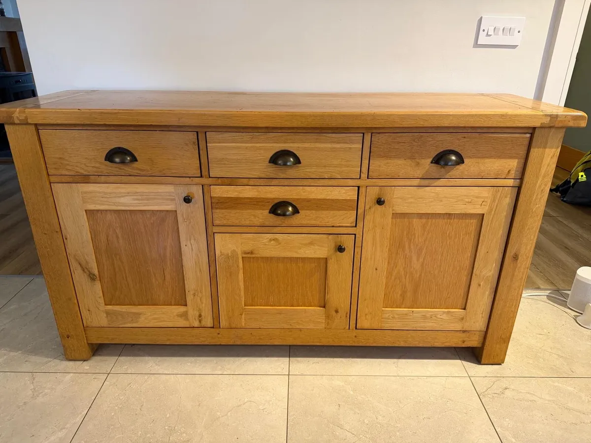 Solid Oak Side Unit / Kitchen unit