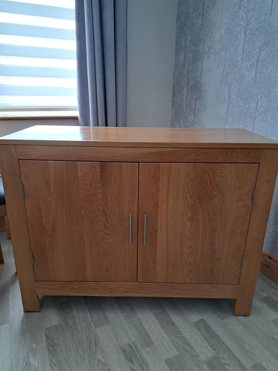 Oak Cabinet, ideal for dining room or living room. - Image 1
