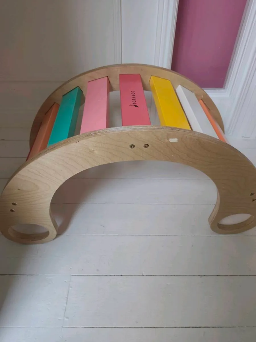 Stork&Co Rainbow Balance Rocker - Image 1