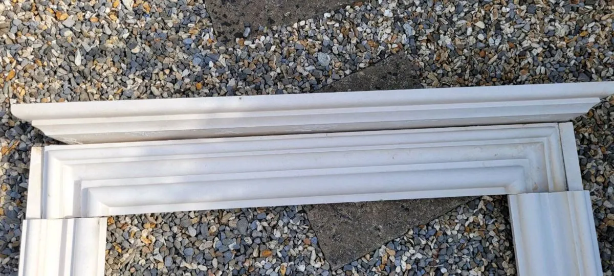 Solid Marble Fireplace - Image 3