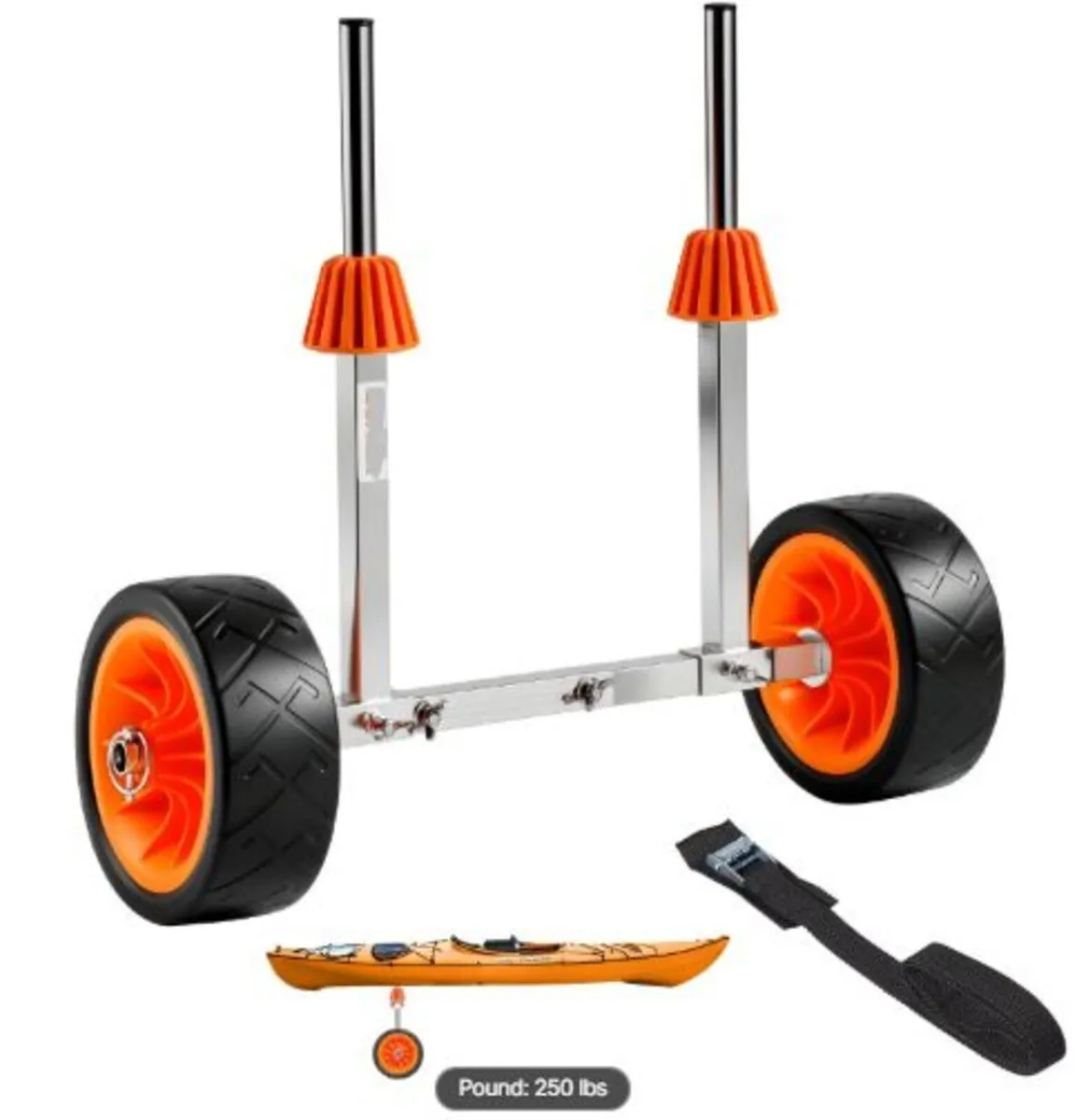 Kayak Cart, 113.4 kg Load Capacity, Canoe Cart - Image 1