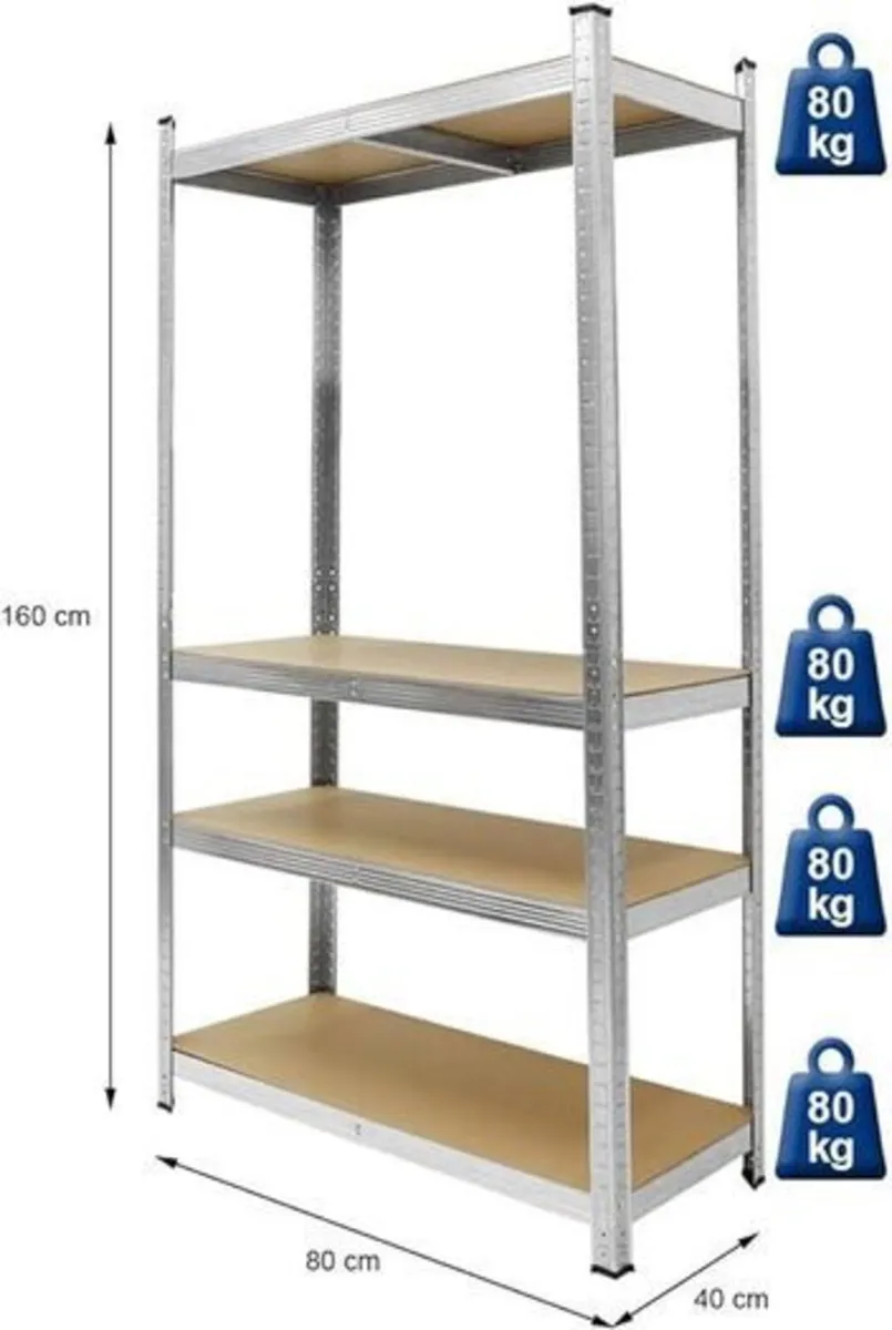 Heavy Duty Garage Shelving Set of 2 – Boltless Gal - Image 2
