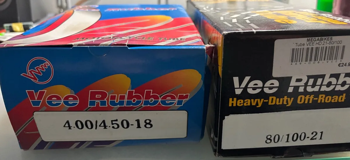 Vee Rubber 21 & 18 Inch Inner MC Tubes - Image 2