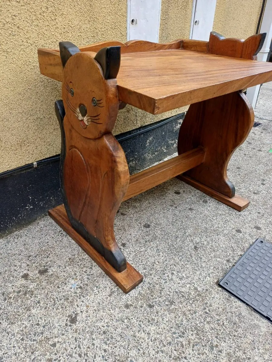 Vintage Mahogany Childs Desk - Image 1