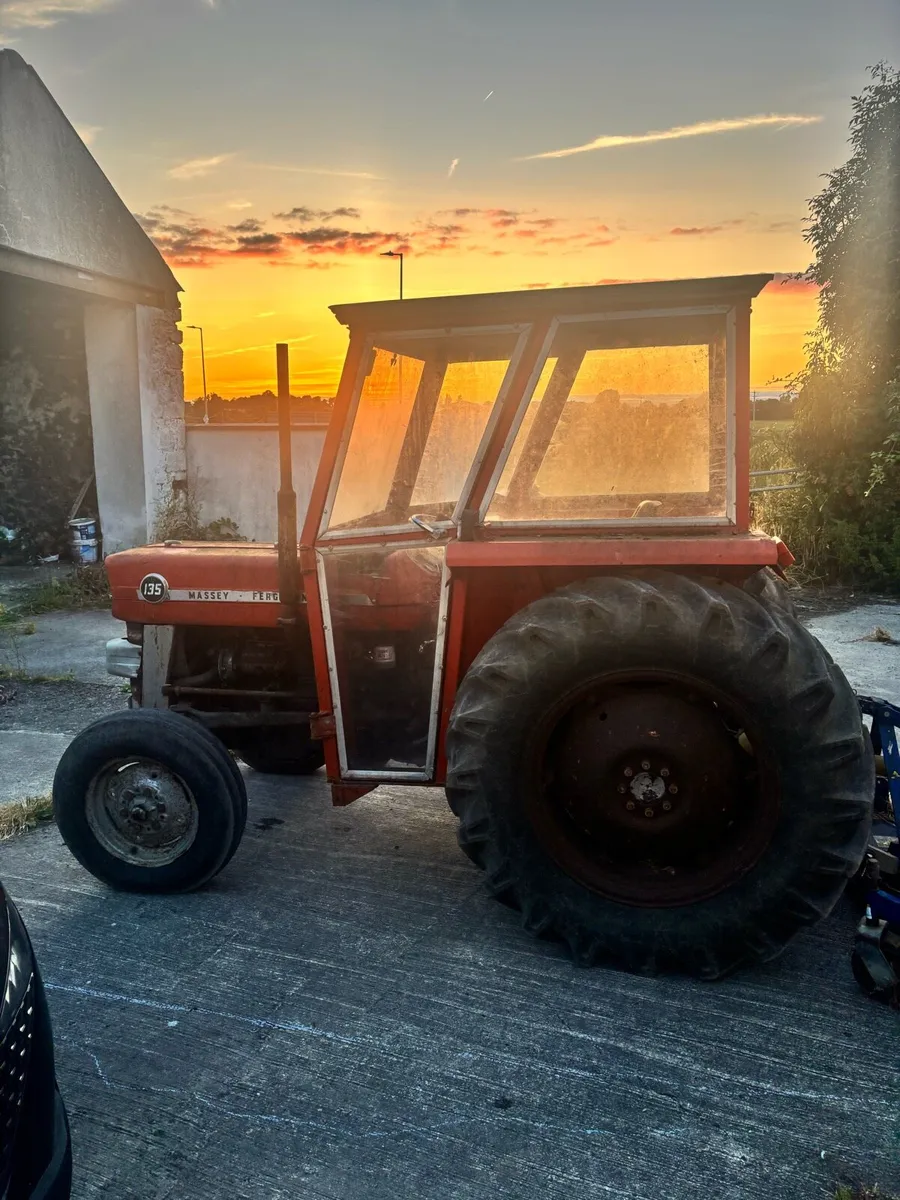 Massey 135 with park mower - Image 2
