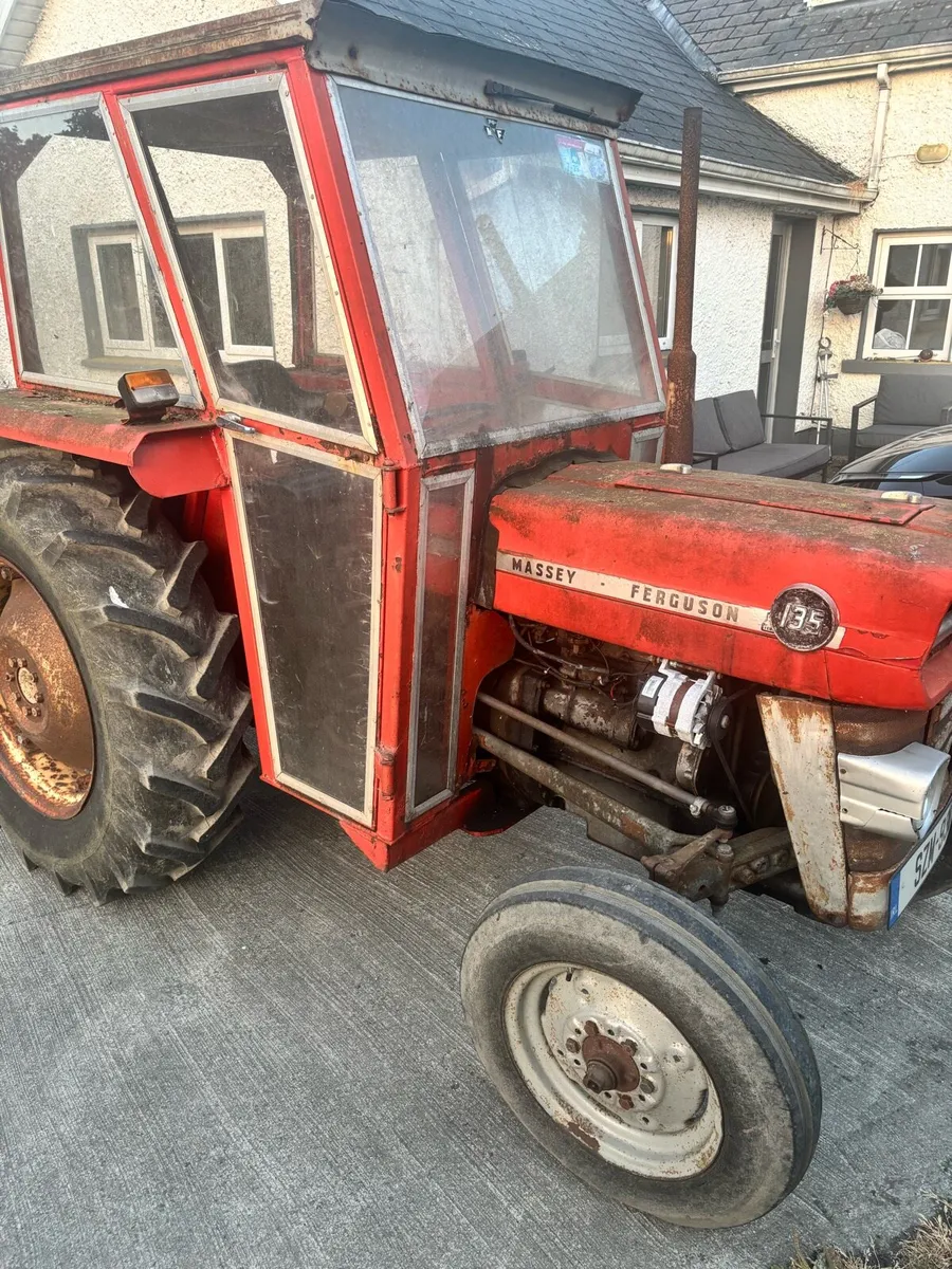 Massey 135 with park mower - Image 1