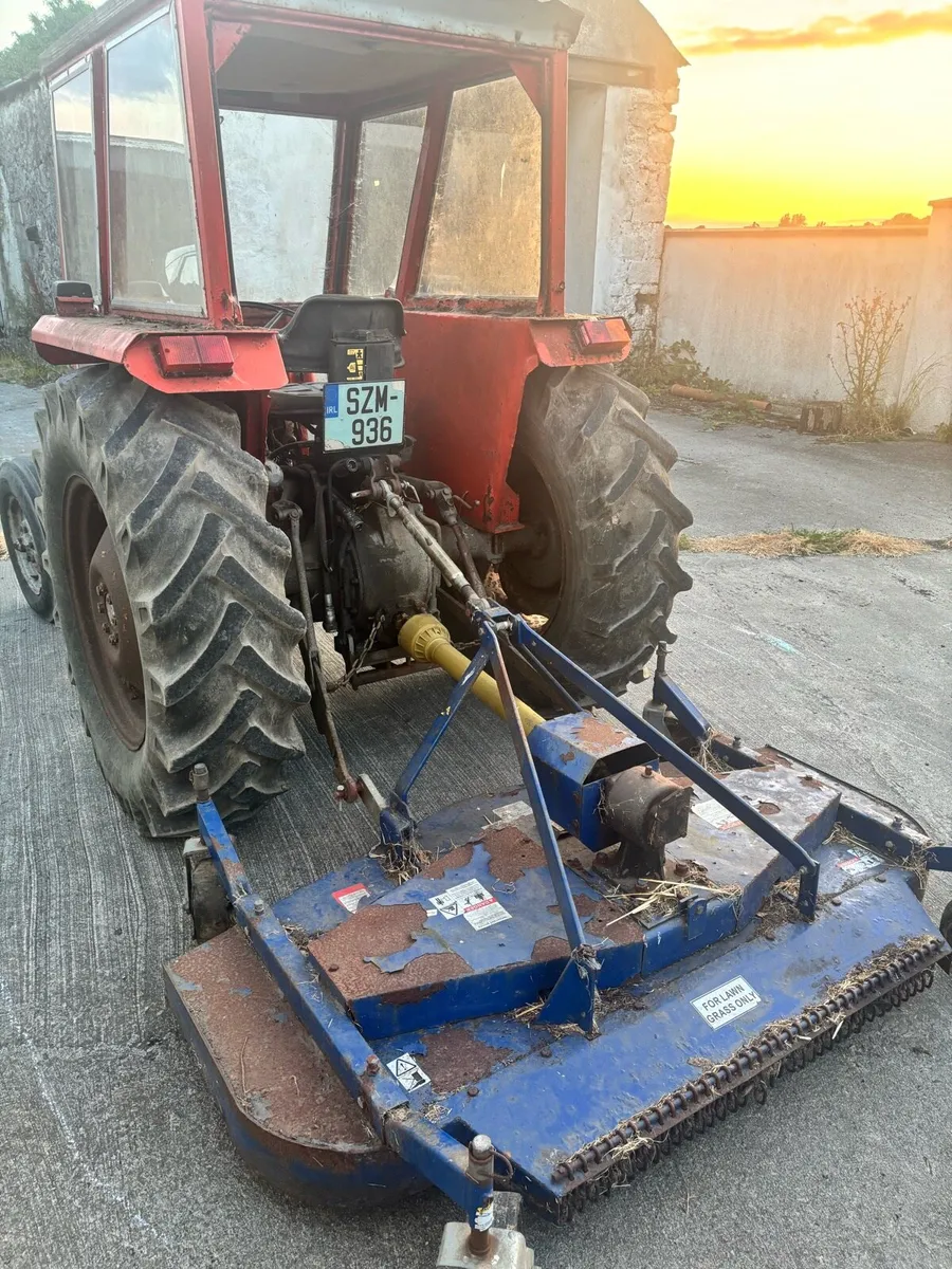 Massey 135 with park mower - Image 4