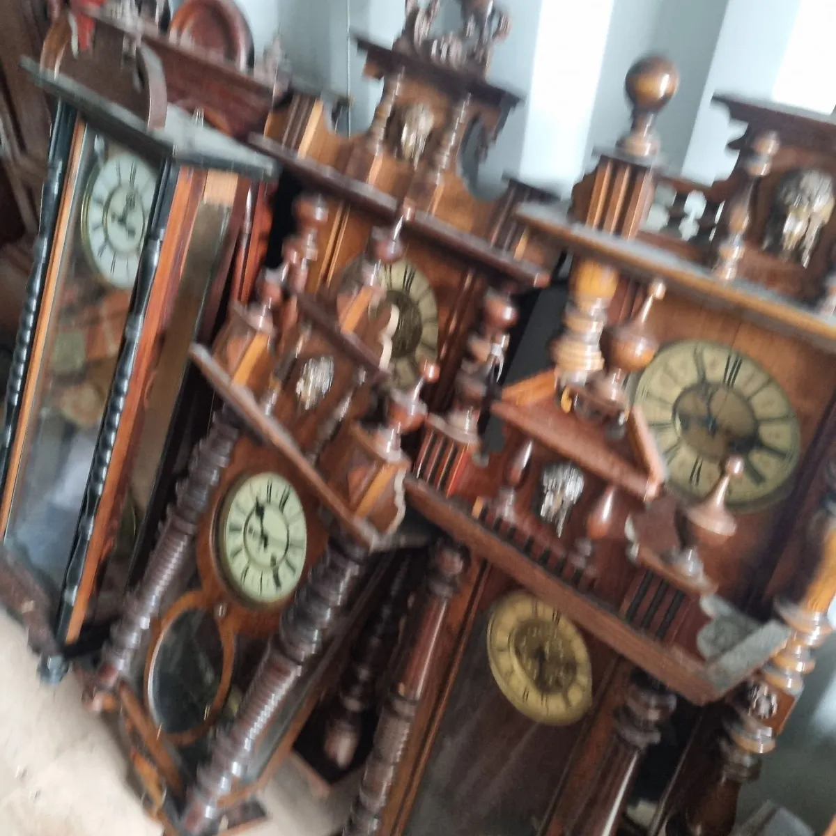6 victorian  vienna wall clocks  895 euro - Image 1