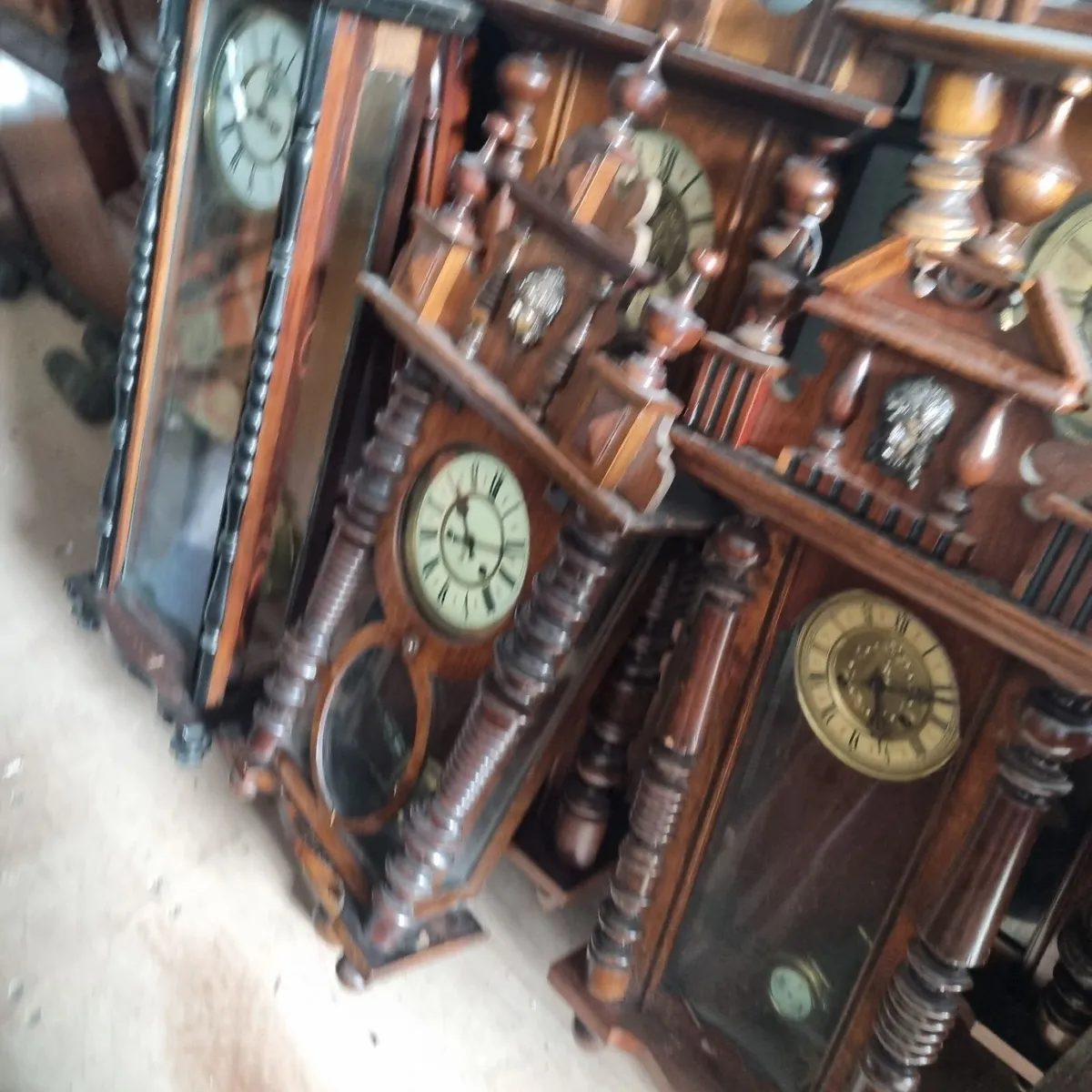6 victorian  vienna wall clocks  895 euro - Image 2