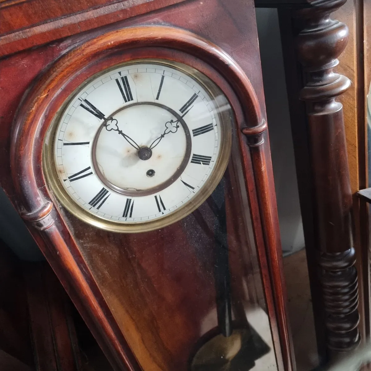 6 victorian  vienna wall clocks  895 euro - Image 4