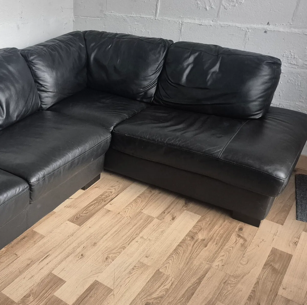Pure Leather Corner Sofa,Dublin Delivery - Image 2