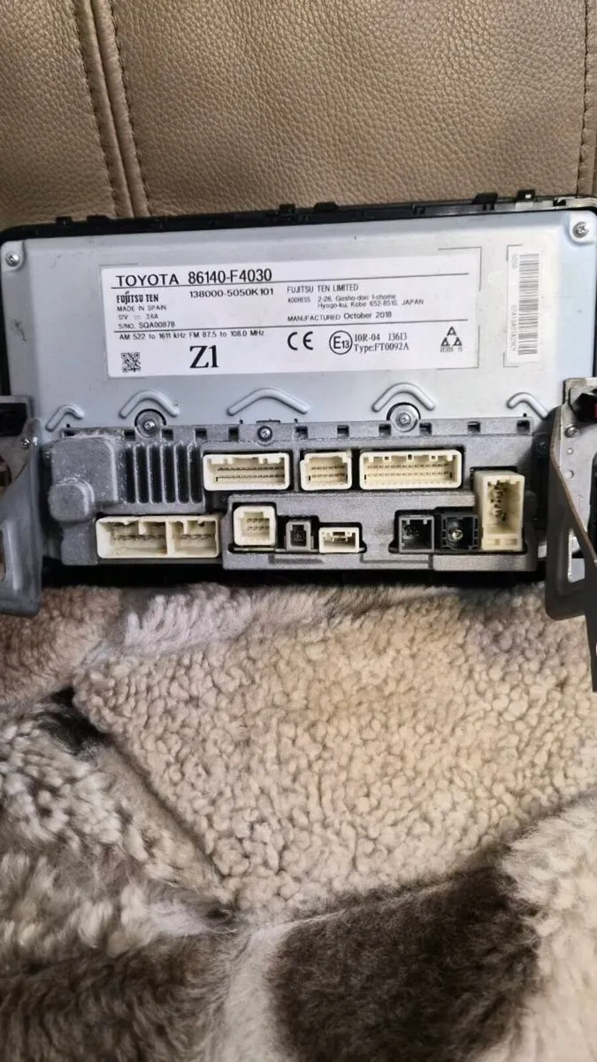 Toyota C-HR OEM Multimedia Display / Head Unit - Image 4