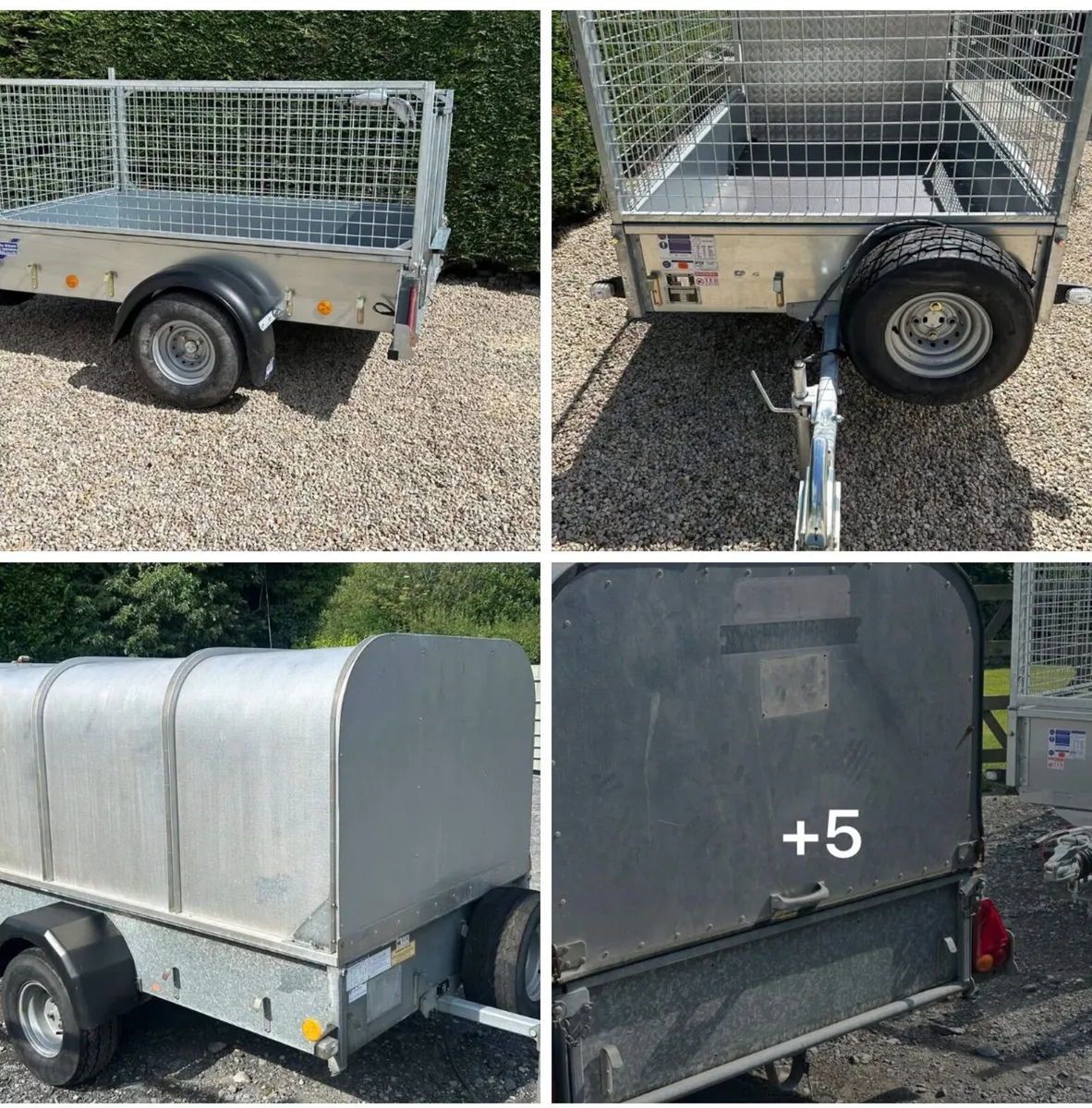 Selection of Ifor Williams Single Axle Trailers - Image 1