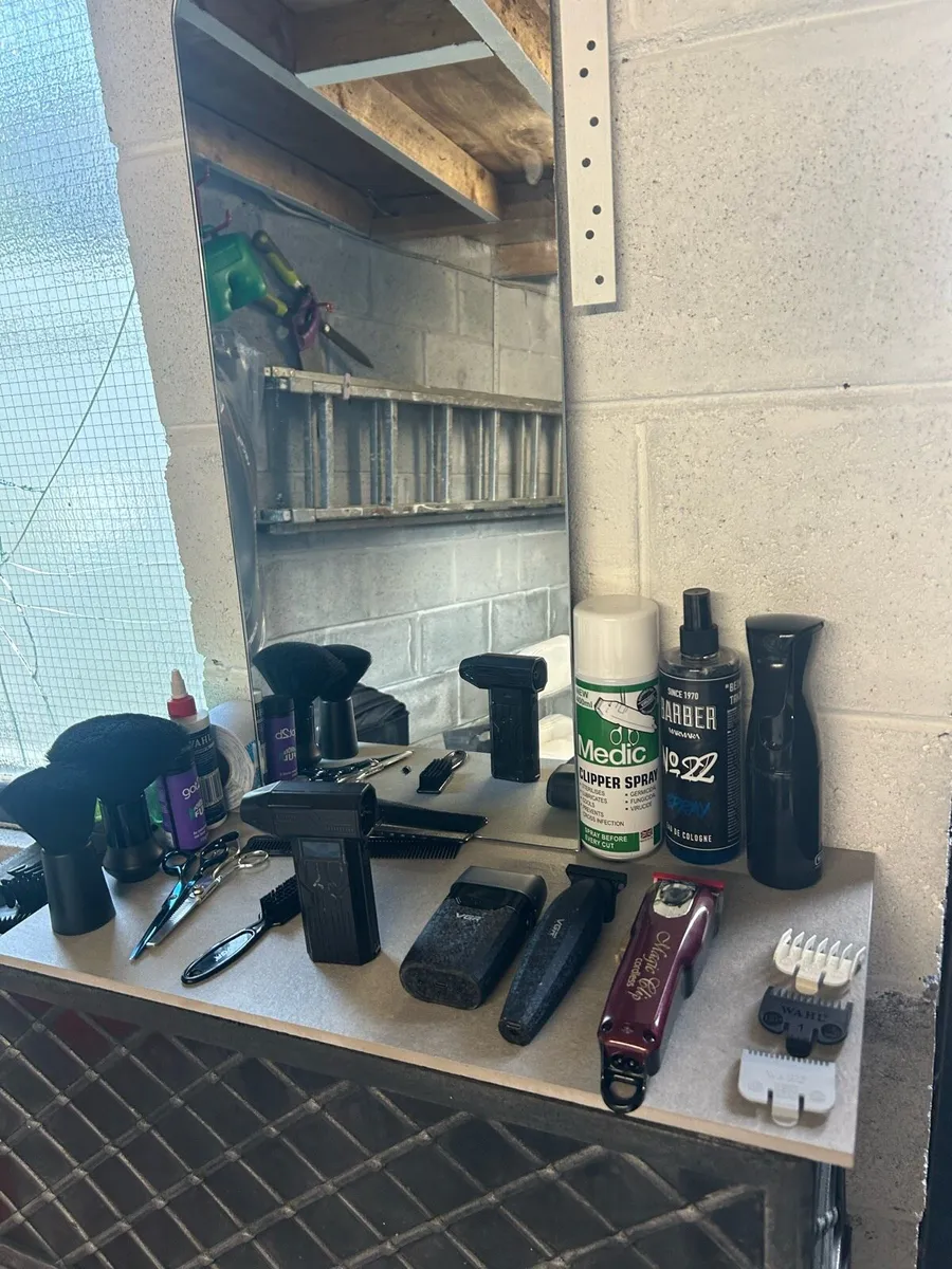 Complete barber set